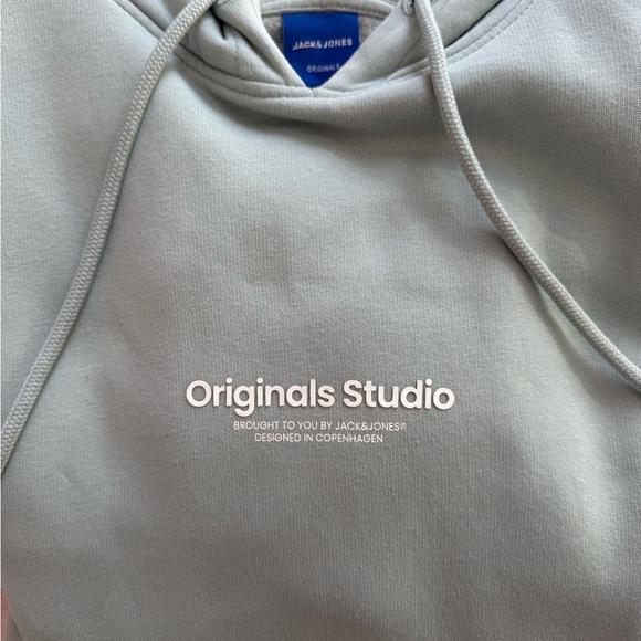 Jack & Jones Other - Jack & Jones Originals Studio Light Gray Hoodie
